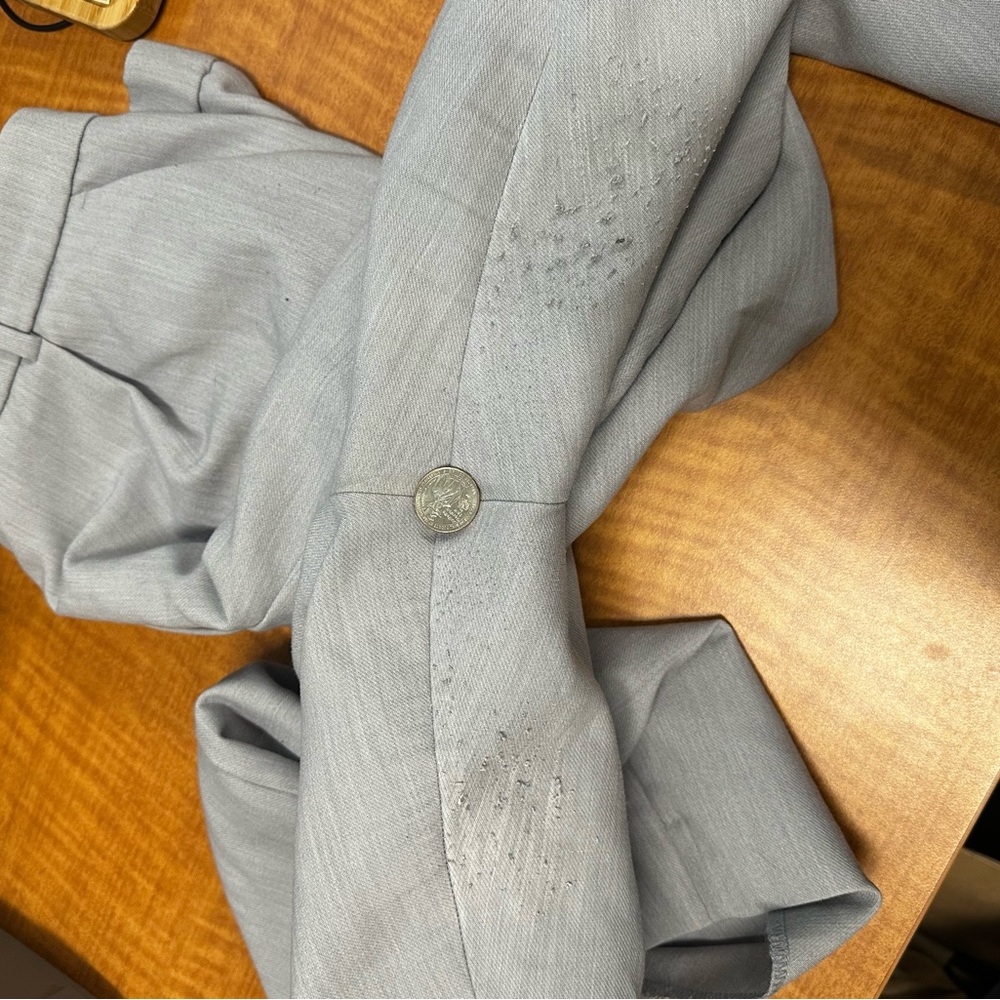 Abercrombie & Fitch Curve Love High Waisted Gray Trousers - Picture 4 of 4